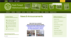 Desktop Screenshot of parkforesthistory.org